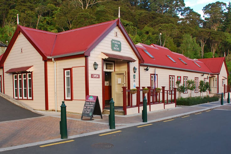 Wooden building in New Zealand